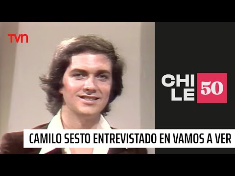 Camilo Sesto entrevistado por Raúl Matas en Vamos a ver | #Chile50