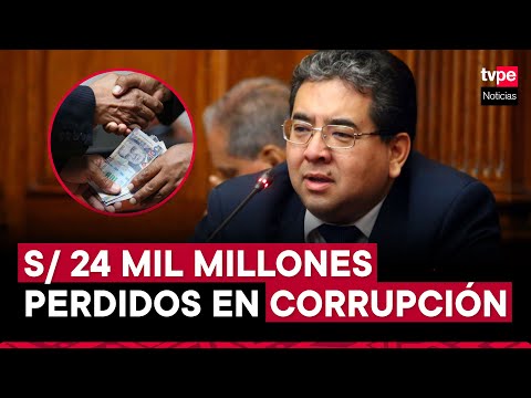 Contraloría: corrupción le ha costado S/ 19 mil millones al país en el 2023