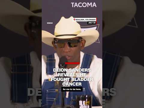 Deion Sanders reveals he fought bladder cancer