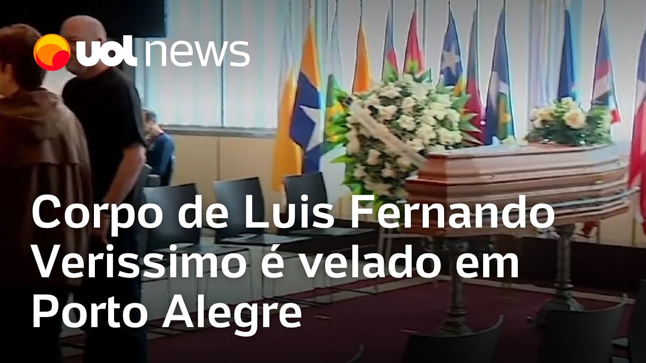 Corpo de Luis Fernando Verissimo é velado na Assembleia Legislativa em Porto Alegre