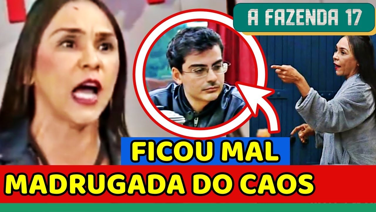 🔥MADRUGADA CAÓTICA! Yoná SURTA, VAI PRA CIMA de Dudu, COMETE VINGANÇA e O PIOR ACONTECE A Fazenda 17