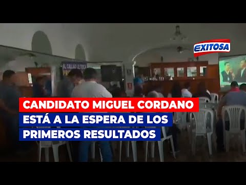 Segunda Vuelta Callao: Candidato Miguel Cordano está a la espera de los primeros resultados