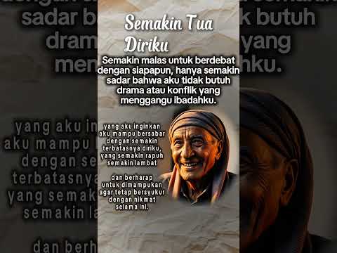 semakin tua semakin bijak #quotes #islamicstatus