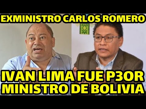 EXMINISTRO CARLOS ROMERO DENUNCIA QUE CESAR SILES BUSCARIA DE ARMAR CASOS PARA PERSEGUIR EVISMO