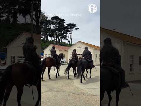 It's Planet of the Apes for real in San Francisco as costumed riders promote movie