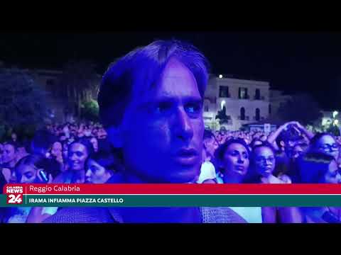 Reggio Calabria: Irama infiamma Piazza Castello