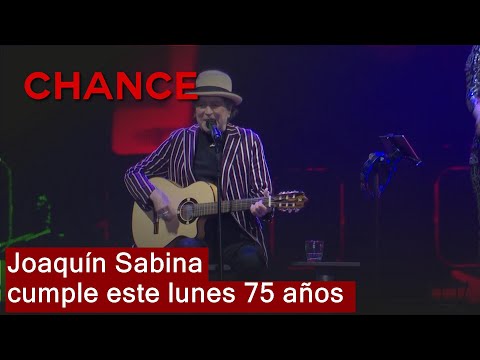 Joaquín Sabina cumple este lunes 75 años