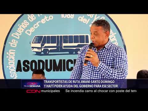 Transportistas de ruta Jimaní-Santo Domingo y Haití piden ayuda del Gobierno para ese sector
