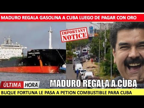 Maduro le regala combustible a Cuba con buque Petion