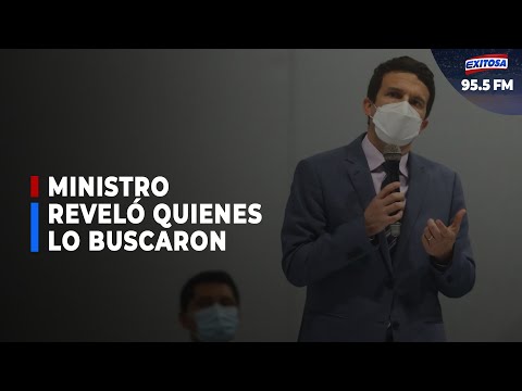 Ministro Incháustegui reveló nombres de quienes le ofrecieron ser parte de un gabinete transitorio