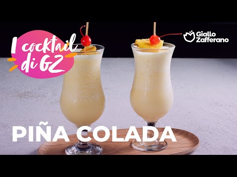 ☀️ PIÑA COLADA - I COCKTAIL di GIALLOZAFFERANO🍍🥥💛