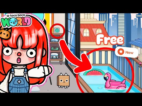 100 GRATIS LIFE HACKS & SECRETS in TOCA BOCA! Alle Geheimnisse, die KOSTENLOS sind!