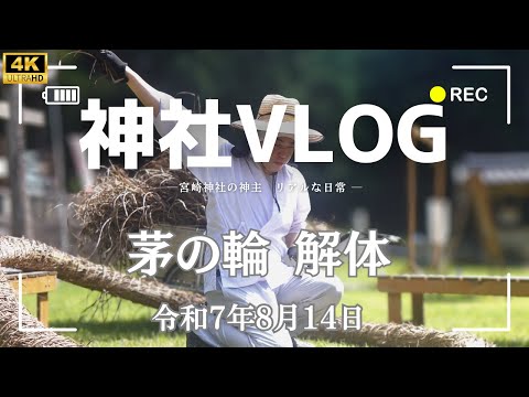 茅の輪、ありがとう──宮崎神社の参道が新しく生まれ変わる瞬間【神社Vlog】