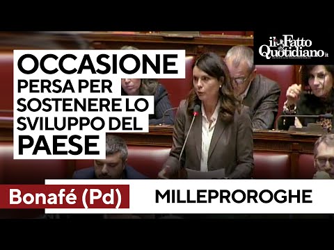 Bonafe (Pd): "Con le proroghe a farla franca sono sempre i furbetti. Misura spot, occasione persa"