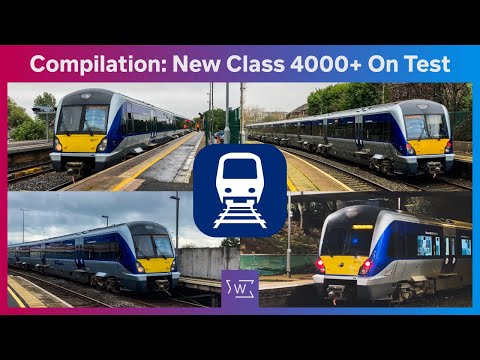 **RARE** NI Railways Extended Class 4000s on Test
