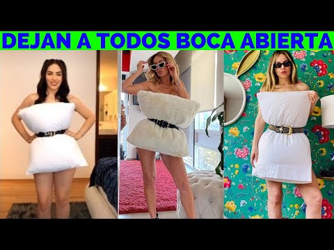 Famosos Se Tapan Solo Con Almohada: Pillow Challenge Atrevido Reto Tik Tok: Geraldine, LOAIZA, Sodi