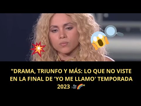 Descubre por qué 'Yo Me Llamo Shakira' Generó Polémica tras la Final 