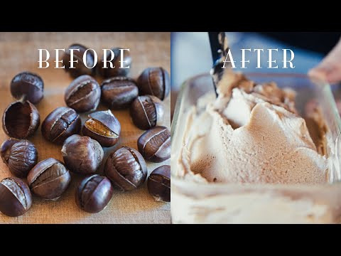 From Store-Bought Chestnuts to Rich Gelato Using Only 4 Ingredients