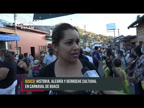 Alcaldía realiza colorido carnaval celebrando el 127 aniversario de Boaco - Nicaragua