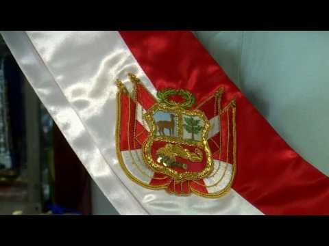 Banda presidencial de Keiko Fujimori: 3 meses de trabajo artesanal con hilos de oro