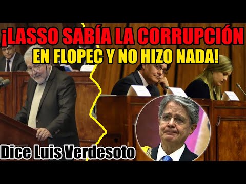 Lasso sabía de la corrupción y no dijo nada: Dejo eentreveer Luis Verdesoto