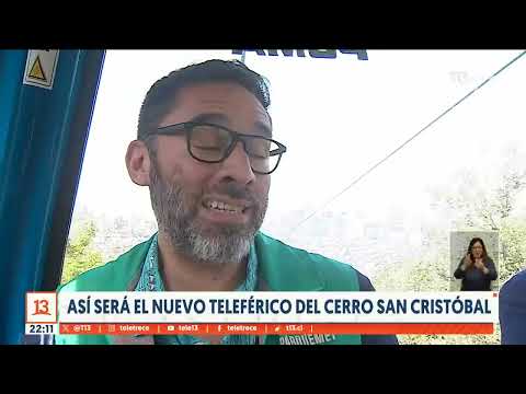 Así será el nuevo teleférico del Cerro San Cristóbal