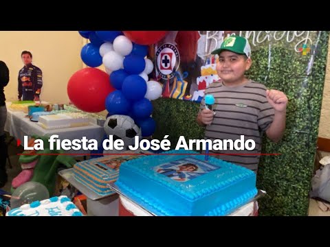 Vecinos le organizan fiesta a niño con cáncer | Se llama José Armando y vive en Veracruz