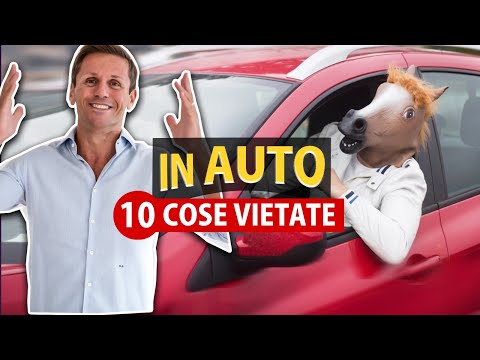 10 COSE che NON si possono fare IN AUTO | Avv. Angelo Greco