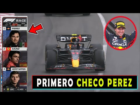 ASI REACCIONA PRENSA EUROPEA a PRIMER PUESTO de CHECO PEREZ GRAN PREMIO FORMULA 1 MONACO