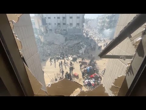 Israeli troops' withdrawal from Shifa Hospital leaves vast swath of destruction in Gaza City