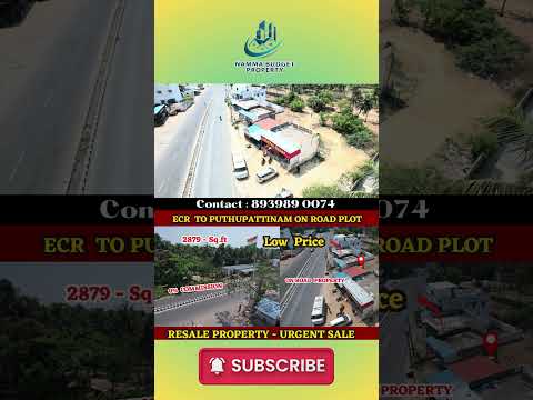 Chennai - ECR On Road View  Plots for sale - Low Price / Urgent Sale #ecr  #propertysale #realestate