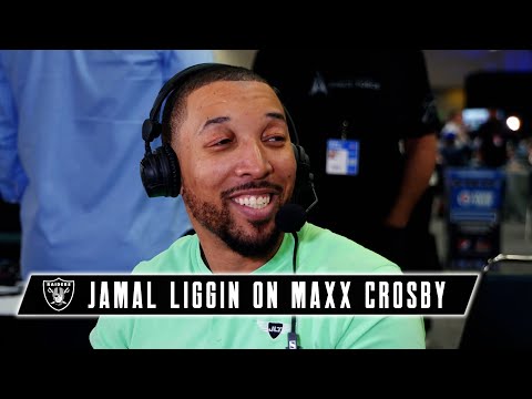 Jamal Liggin Talks Maxx Crosby: ‘He’s Done So Much To Change His Game It’s Scary’ | Raiders | NFL video clip