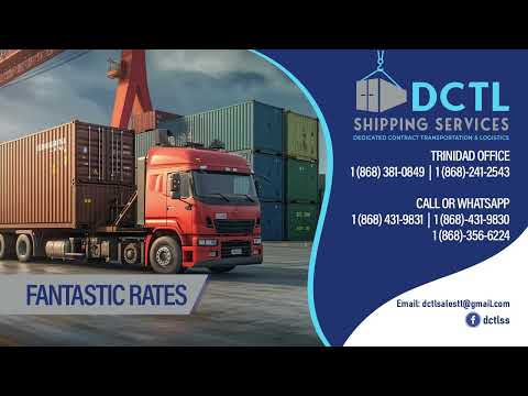 DCTL Shipping Services where ALL your Cargo needs are satisfied!!!