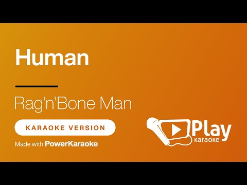 Rag'n'Bone Man - Human - Karaoke 🎤 PlayKaraoke Instrumental
