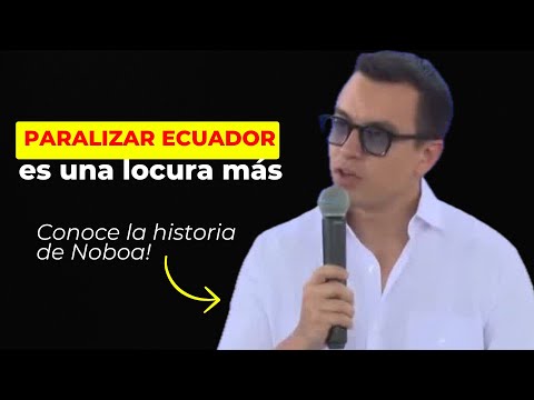 Presidente Noboa paraliza Ecuador: Suspensión laboral por crisis energética