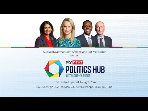 Watch Politics Hub with Sophy Ridge: Chancellor abolishes non-doms tax breaks and cuts NI by 2p