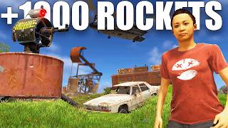 YouTube thumbnail for Blazed's video titled 'i played the most advanced modded server in rust...'