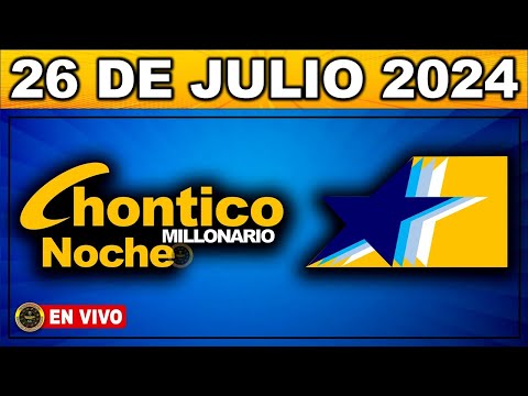 Resultado CHONTICO NOCHE VIERNES 26 de julio de 2024 #chance #chonticonoche