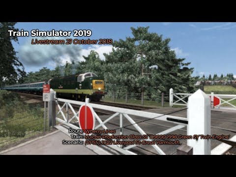 (VP55): 1G22 Liverpool St-Great Yarmouth (Livestream 21/10/2018)