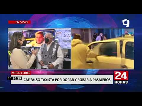 Miraflores: Capturan a Majin Buu, falso taxista que dopaba y asaltaba a pasajeros