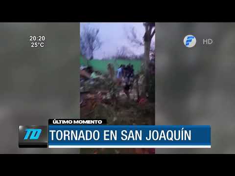 #ÚltimoMomento - Tornado causa estragos en Caaguazú