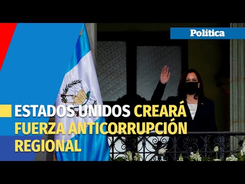 Kamala Harris confirma en su visita a Guatemala la creación de una Fuerza Anticorrupción Regional