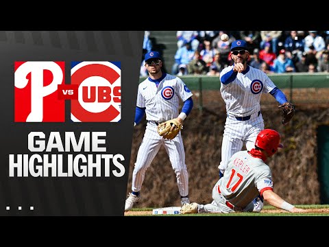 Phillies vs. Cubs Game Highlights (4/26/25) | MLB Highlights