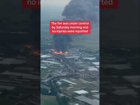 Large fire breaks out in Netherlands