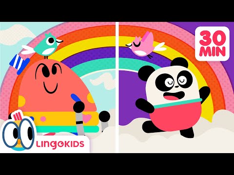 Rainbow Party 🌈🦄 Colors Songs for Kids | Lingokids