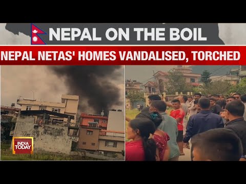 Nepal On The Brink: President's House Set Afire, Protests Rage Over Social Media Ban | India Today