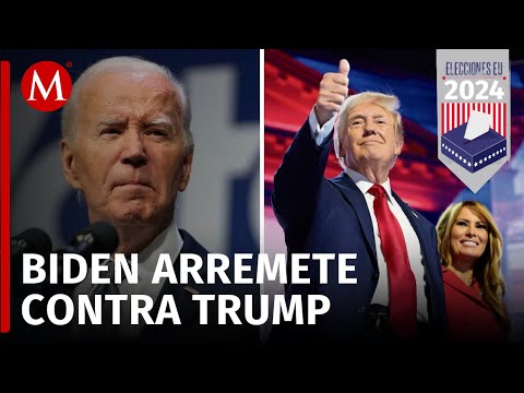 Joe Biden critica duramente el discurso de Donald Trump