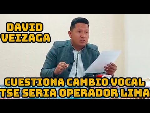 DAVID VEIZAGA ALERTAN  A TODA LAS MILITANCIAS MAS-IPSP POR EL CAMBIO DE VOCAL POR GUSTAVO AVILA..