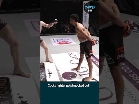 건방진 파이터의 최후 (Cocky fighter gets KO)