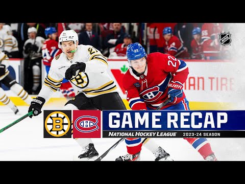 Bruins @ Canadiens 11/11 | NHL Highlights 2023